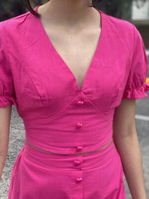 Blusa Corazón Fucsia