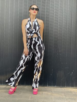 Jumpsuit Negro y Blanco