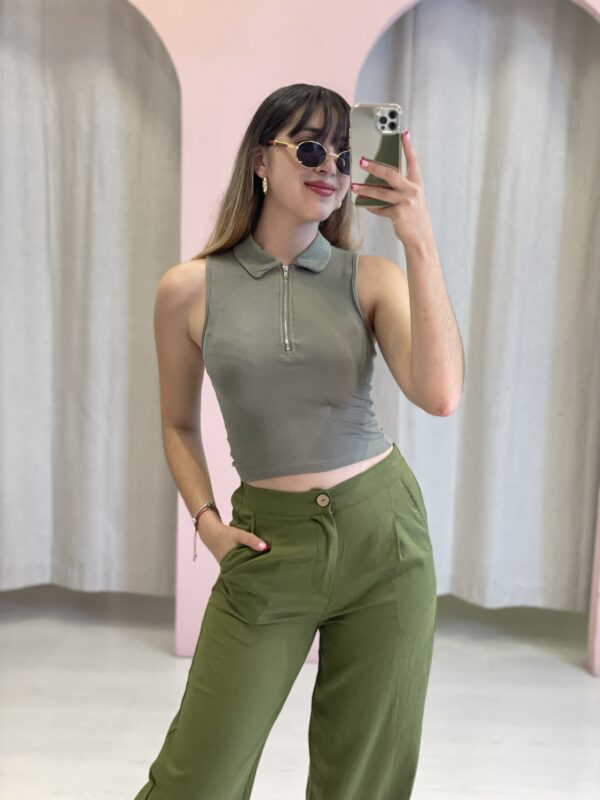 Blusa Verde Seco - Imagen 2