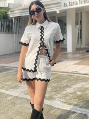 Conjunto White & Black