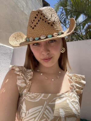 Vestido Camel & Cream