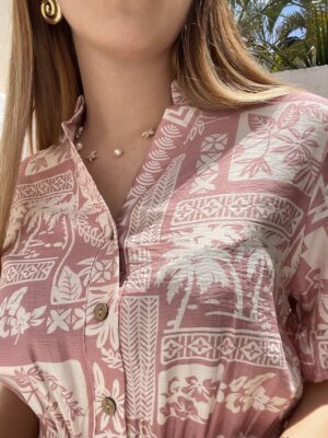 Vestido Baby Pink Print Floral
