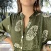 Vestido Verde Floral Print - Imagen 3