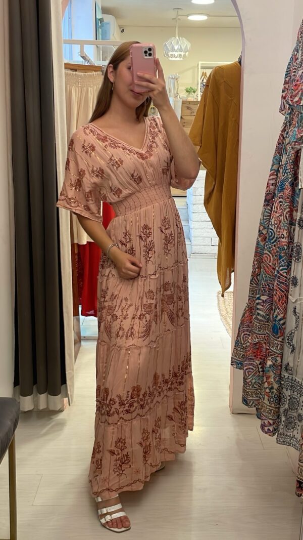 Vestido Bohemio Baby Pink