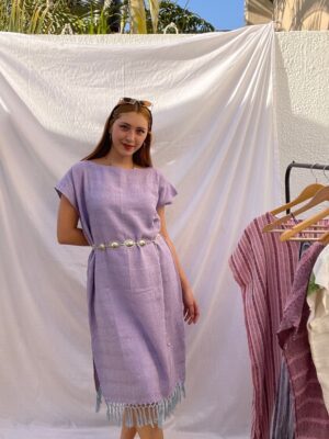 Vestido Artesanal Lila