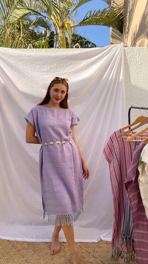 Vestido Artesanal Lila