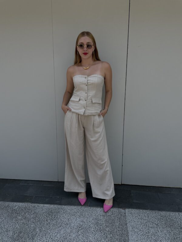 Set Strapless Khaki - Imagen 2