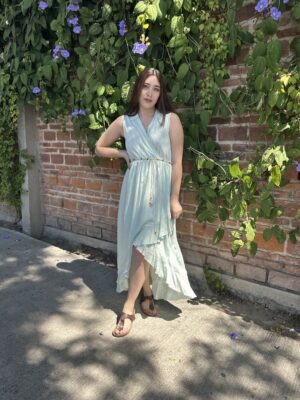 Vestido Menta High & Low