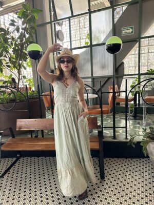 Vestido Menta Bohemio