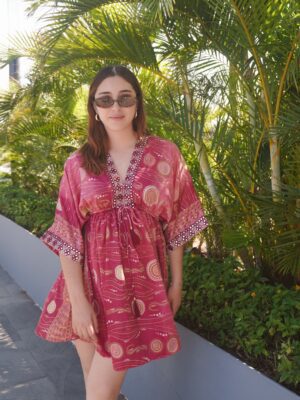 Vestido Bohemio Fucsia